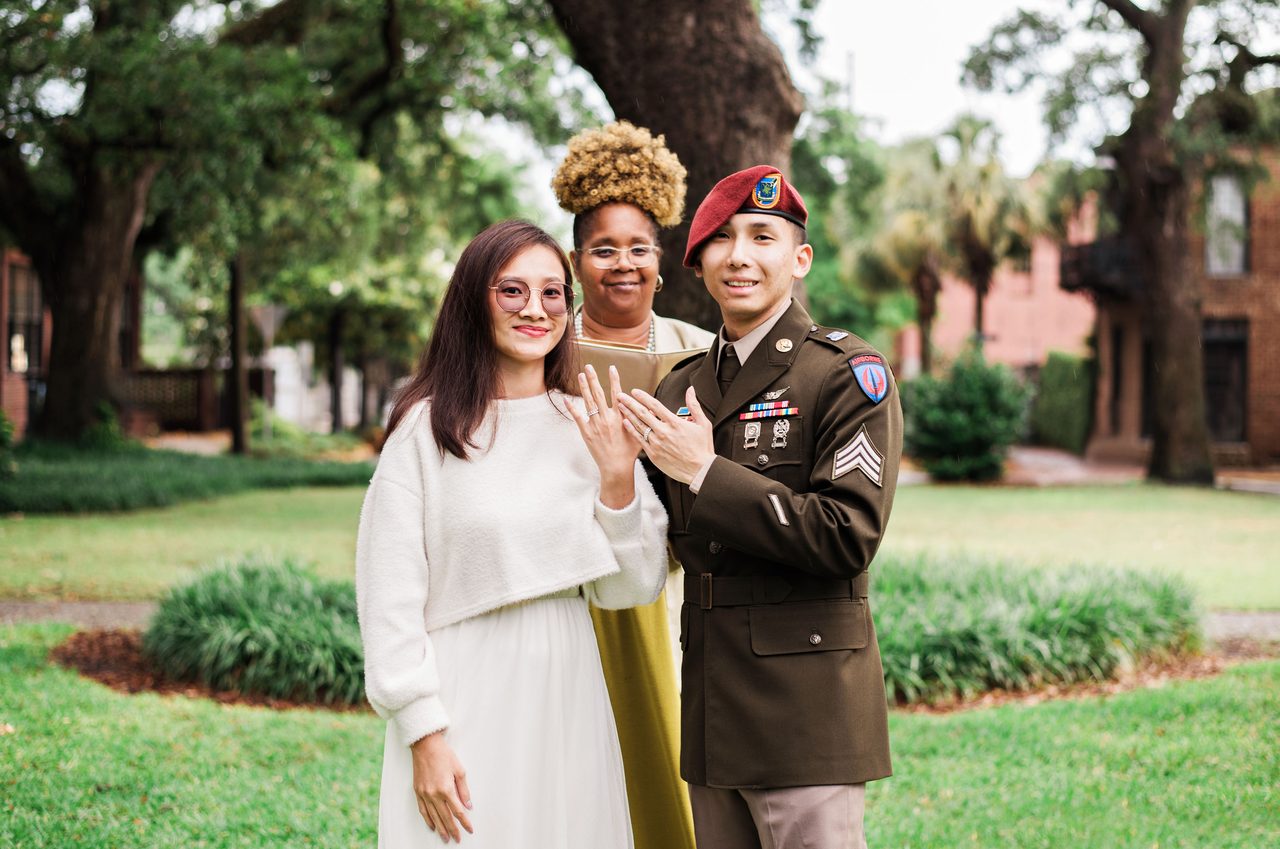 Wedding Officiant Tia ceremony
